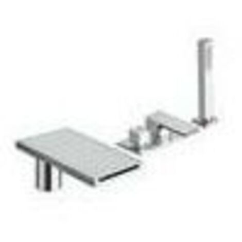 BAIN DOUCHE QUADRI S SUR GORGE AVEC DOUCHETTE CHROME - CRISTINA ONDYNA QS18151