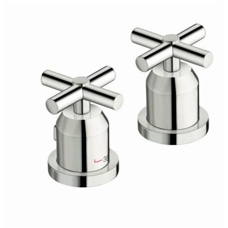 Bain/douche sur gorge thermostatique Chromé 3 sorties Executive - Cristina Ondyna XV14351