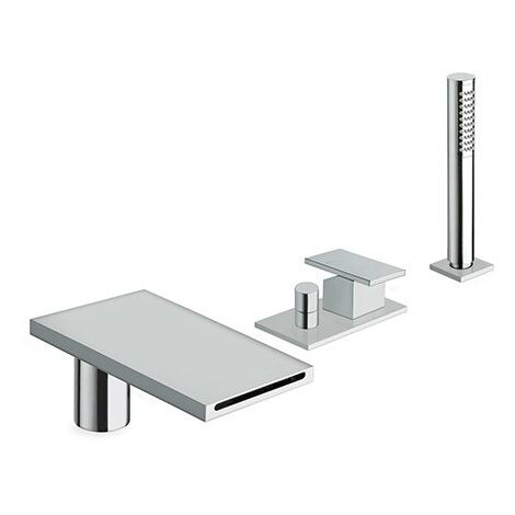 Bain Douche Tabula Sur Gorge Mitigeur Complet Chrome Robinetterie TABULA - CRISTINA ONDYNA TA18151