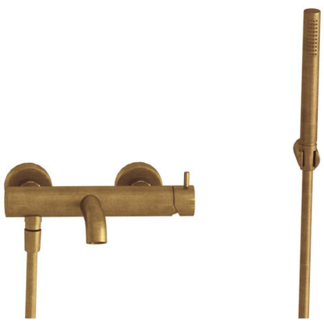 Bain/douche triverde + kit douchette vieux bronze mat - CRISTINA ONDYNA TV18093