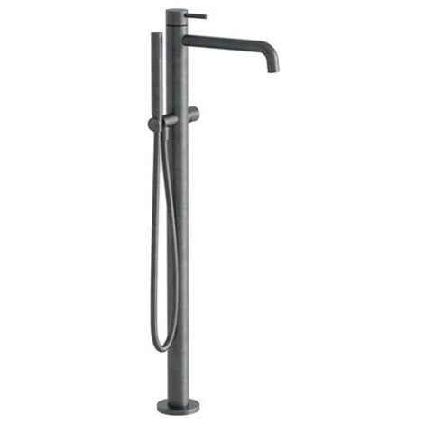 Bain Douche Triverde Monocolonne Sur Pied Sans Meca Metal Brosse Robinetterie TRIVERDE - CRISTINA ONDYNA TV18977
