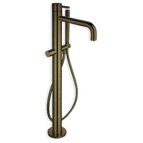 Bain Douche Triverde Monocolonne Sur Pied Vieux Bronze Robinetterie TRIVERDE - CRISTINA ONDYNA TV18992
