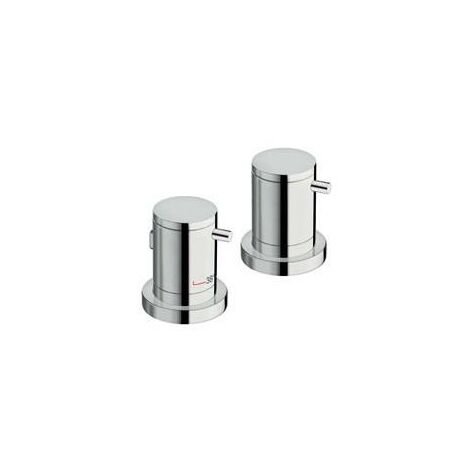 BAIN DOUCHE TRIVERDE SUR GORGE THERMOSTATIQUE 2 SORTIES CHROME - CRISTINA ONDYNA XT14251