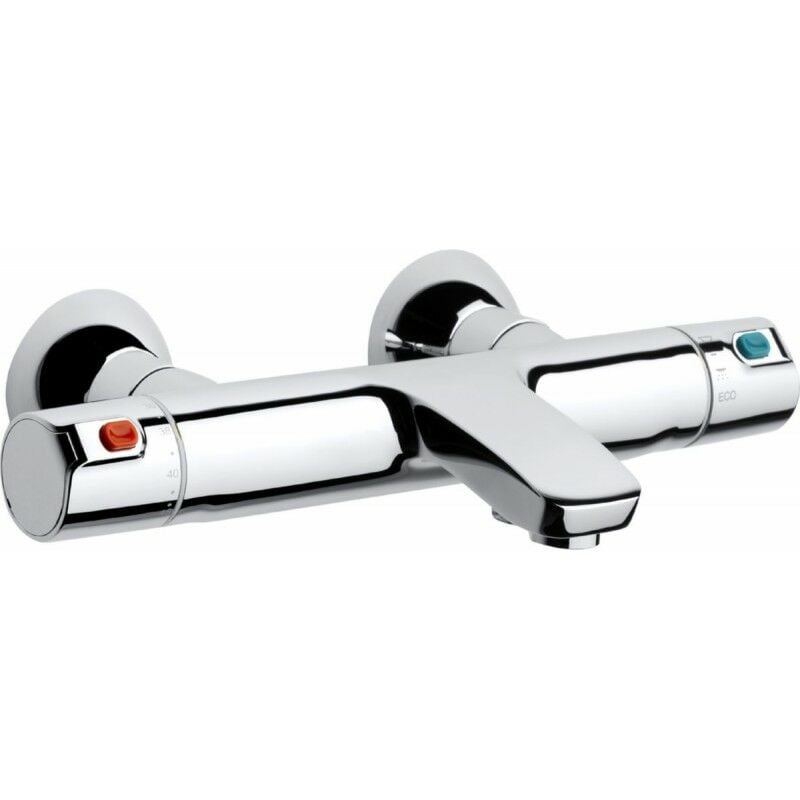 Mitigeur Thermostatique Bain/Douche Roca Victoria T500 Mural Chromé - A5A1118C0F