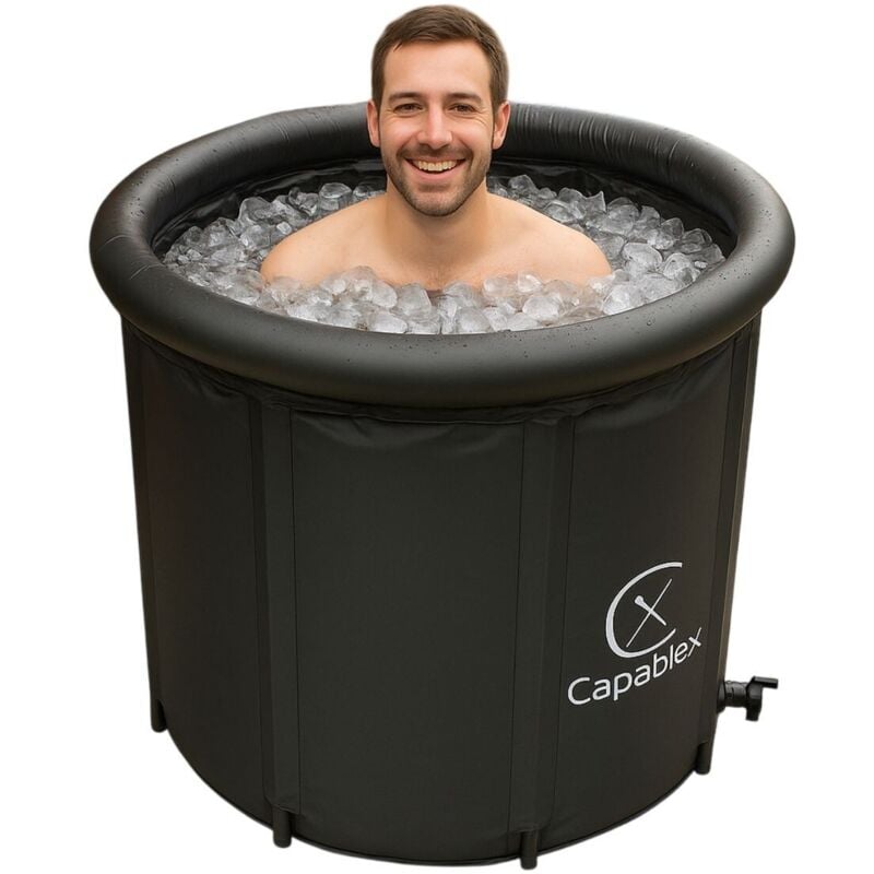 Intec - Bain glacé Ice bath 420 Litres Récupération Musculaire Sportif Boost le système immunitaire ø 85 x H75 cm Baignoire de glace