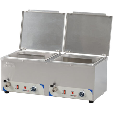 Bain-marie à Eau Chauffe-saucisses Double - Casselin