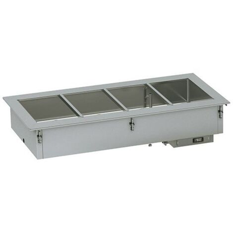 Bain Marie à Eau Remplissage Manuel 4x GN 1/1 - Virtus - AYB0009/T