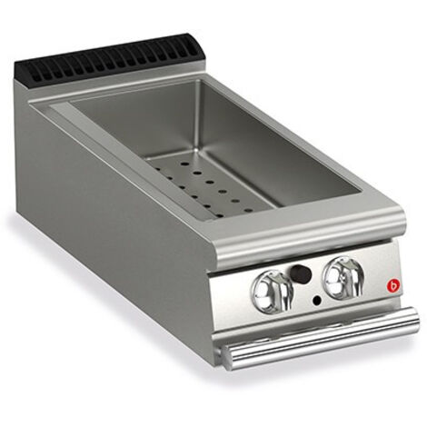 Bain-marie à Gaz - P900 - 1 x GN 1/3 + 1 x GN 1/1 - 3,6 kW - Baron