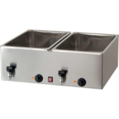 BAIN-MARIE ELECTRIQUE 2 CUVES