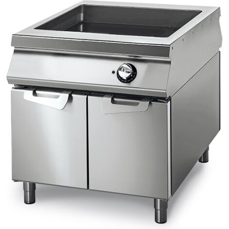 Bain-Marie Électrique sur Coffre avec Portes, 1 Bac GN 2/1 - Virtus