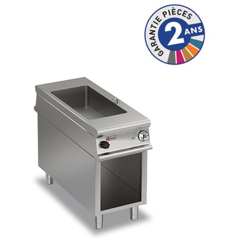 Bain-marie électrique sur pied - P1100 - 1 bac GN 1/3 + 1 bac GN 1/1 - Baron