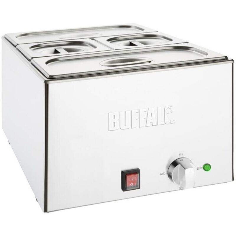 Bain-marie Inox avec Bacs GN - Buffalo Bain-marie Inox avec Bacs GN - Buffalo