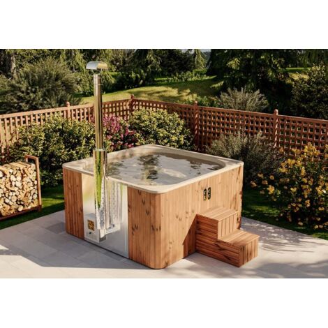 Bain nordique Riga Naturel Bois thermique 220 x cm
