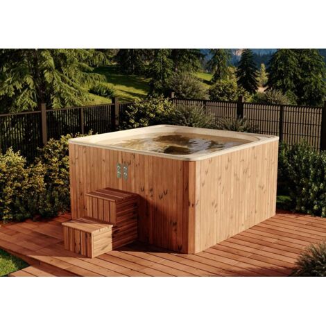 Bain nordique Riga - Série E Naturel Bois thermique 220 x cm
