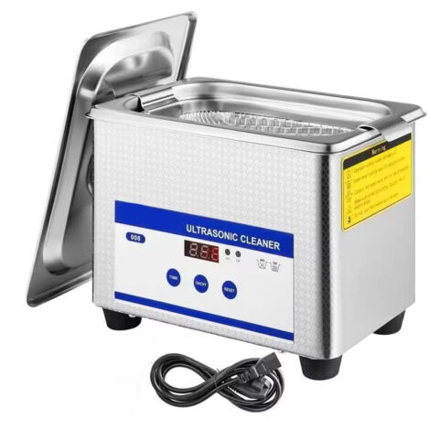 Bain ultrason 800 ml – 35 W – 40 kHz – minuterie – petit nettoyeur sonore pour usage domestique et cuisine