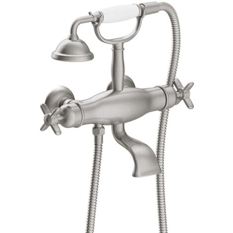 Bain‑douche thermostatique Douchette à main anticalcaire. Flexible double agrafage - TRES 24217609AC
