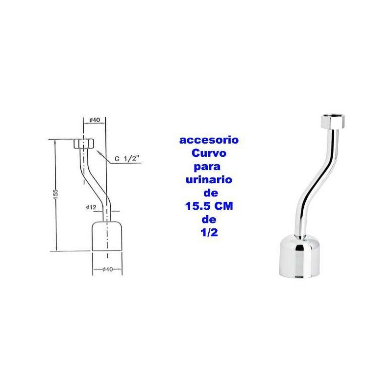 

genebre rep-bajante urinario curvo de 15,5 cmx1-2 1018 04 - Mibricotienda