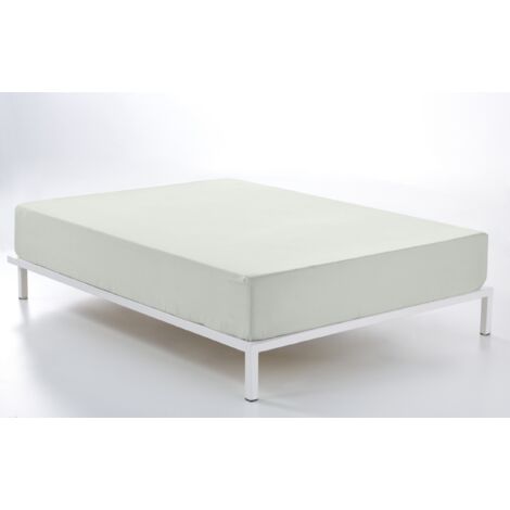 Bajera ajustable color hueso - Cama de 200 (alto 30 cm) - 100% algodón - 200 hilos. Gramage: 125