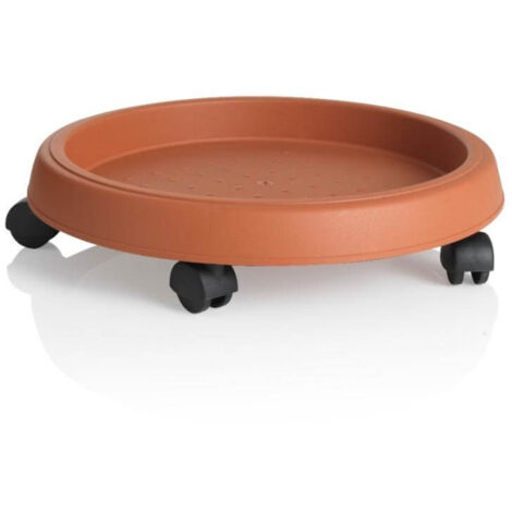 Bajo macetero con ruedas 30 cm
