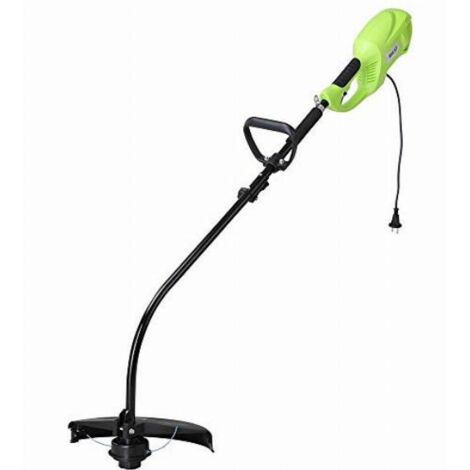 BAKAJI Decespugliatore Elettrico 1000 W 7300 RPM Diametro Taglio 35 cm Tagliaerba Tagliabordi con Doppio Manico Antiscivolo Rasaerba Giardino con Tracolla e Filo Nylon da 6mt Incluso