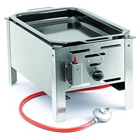 Bake Master Mini Padella a Gas 290x480mm 5,8kW - Hendi 154601