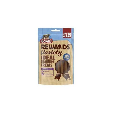BAKERS Dog Treats Mixed Variety Rewards pm £1.39 - 100g - 816476