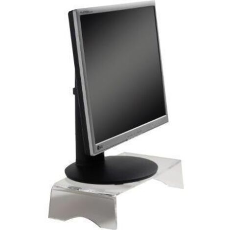 Bakkerelkhuizen Q-riser 90 Support Moniteur Transparent
