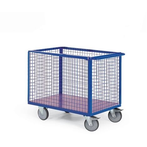 Bako Logistiksysteme Drahtkastenwagen vergittert R600 komplett geschlossen 1250x800mm TPE