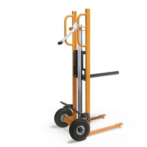 Bako Logistiksysteme Hubkarre mit Lastdorn 150kg Tragkraft Luftbereifung