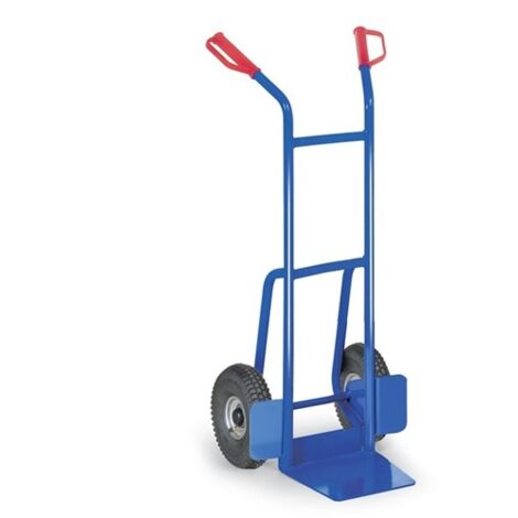 Bako Logistiksysteme Stahlrohr Stapelkarre 200kg Traglast Rollenlager Luft 250x85mm