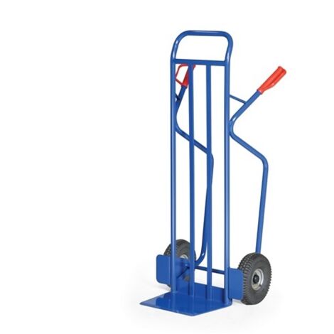 Bako Logistiksysteme Stahlrohr Stapelkarre 350kg Traglast Rollenlager Luft 380x270mm