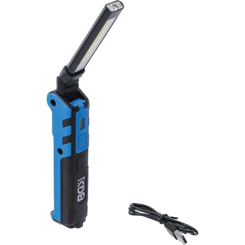 Bgs Technic - baladeuse pliable à accu cob-led 5 w bgs 85334