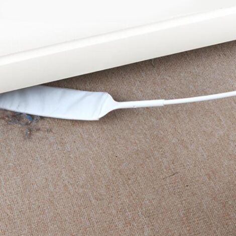 Balai à Crépi Flexible à Poils Doux - Gap Duster Long Handle pour Nettoyage Multifonction Facile des Crevaces Blanc 110g PP et Non-Woven 1 Pièce