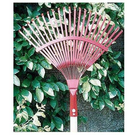 Balai à feuilles 22 dents en fil plat – Ramassage efficace débris et gazon – Conception robuste pour jardin impeccable – Jardinor