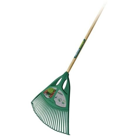 Balai à gazon/feuilles en plastique XL 27 dentes x 65 cm - LEBORGNE
