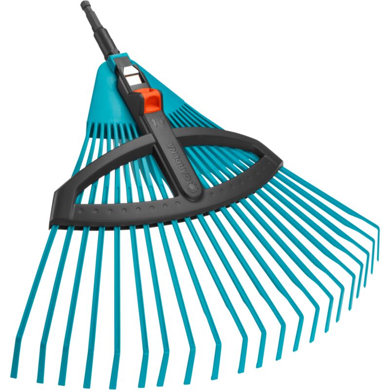 Balai à gazon réglable Combisystem® GARDENA Plastique renforcé 22 dents Ratissage herbe Garantie