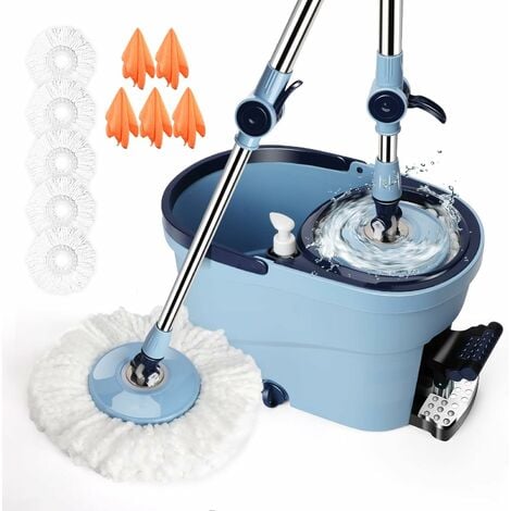 Kit de nettoyage sol Clean Twist Disc Mop Ergo 52101 Leifheit - Balai  espagnol lave sol à