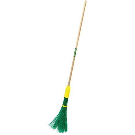 Leborgne – Balai en bouleau polymère 3,7kg – Poils résistants à l'usure – Longueur 90cm – Ajustement de rigidité pour nettoyage efficace