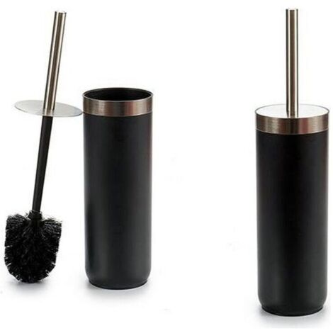 Balai Brosse WC Inox et Plastique Blanc