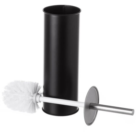 Balai Brosse WC Métal Noir