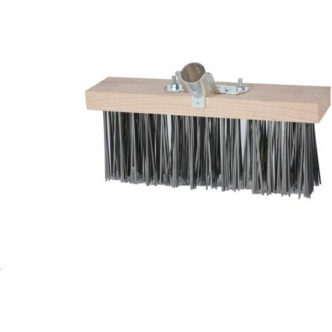 Balai cantonnier 32 cm Acier Plat trempé avec Manche cantonnier
