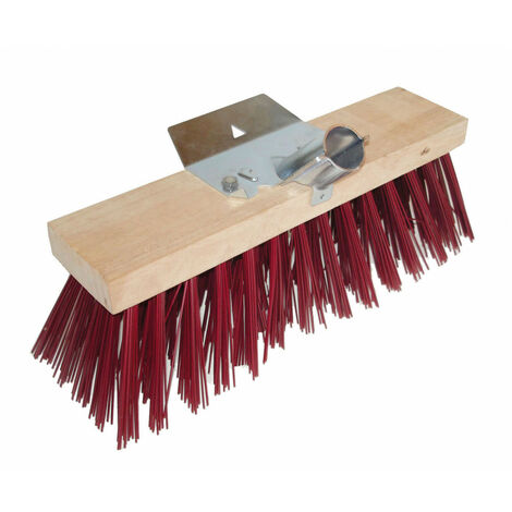 BALAI CANTONNIER PVC ROUGE 32CM DOUILLE 28MM