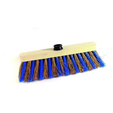 Balai coco zébré à visser - 29 cm - KIBROS