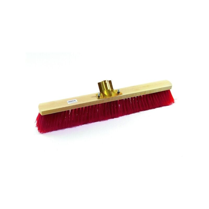 Kibros - Balai d'atelier et piste en pvc rouge - 80 cm