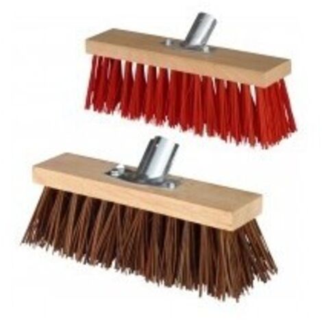 Balai De Cantonnier Brosse Nylon 31 Cm Sans Manche - OUTIFRANCE