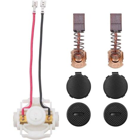 Balai de Charbon CB430 + Porte Balai Charbon + Casquettes pour Charbon Meuleuse Makita DGA452 BGA452 BGA450 BGA402 GA400 GA400D