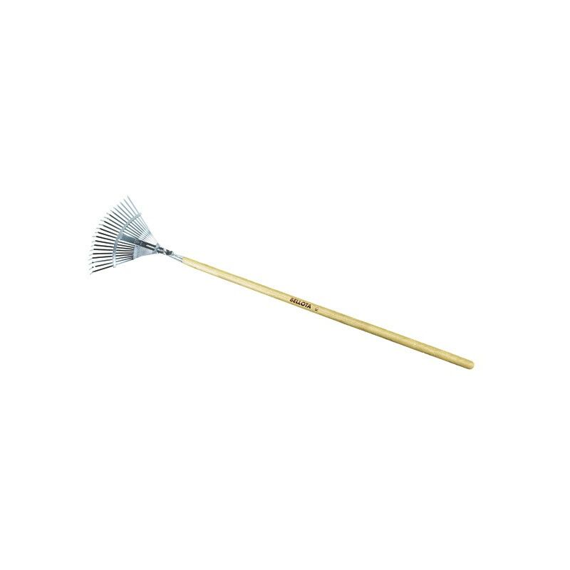 Balai Métallique Acier 21 Dents Plates Réglable De 38,5cm À 48cm Avec Un Manche En Bois De 120cm - 3042 Cm