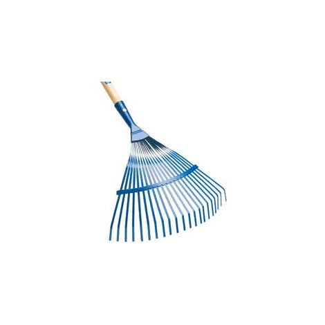 Balai de jardin fixe avec manche de fixation conique - 21 dents