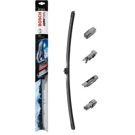 Balai d'essuie-glace Bosch Aerotwin AP 575 U plat 575mm silencieux et durable
