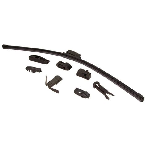 Balai d'essuie-glace Maxgear 700 mm/28 po, 1 pièce, sans joint, 8 adaptateurs = 13 fixations